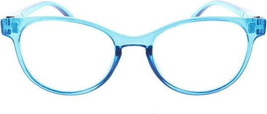 Michael Pachleitner Group Reading Glasses +1.50 in Light Blue color KLH156-3