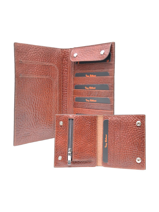 Small Leather Women's Wallet Classic Brown