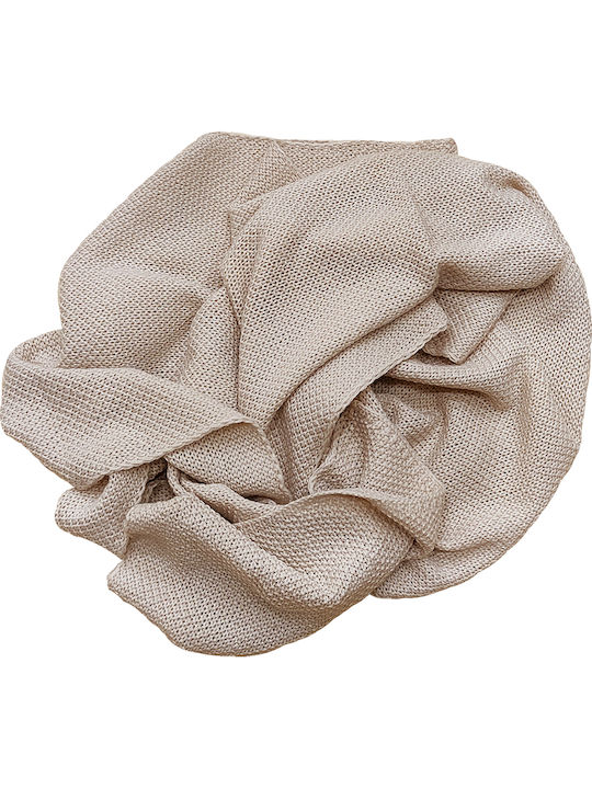 Gift-Me Women's Knitted Scarf Beige