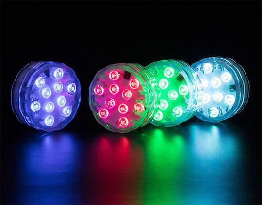 Rixme Submersible Pool Spotlight with Remote Control and Multicolour (RGB) Light 100316
