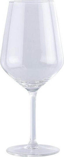 Alpina Appliances Set of Red Wine Glasses Goblets Glass Red 530ml 6 Pieces