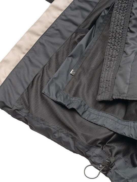 T.ur Waypoint Men's Motorcycle Jacket 4 Seasons Waterproof Sand Dark/ Grey