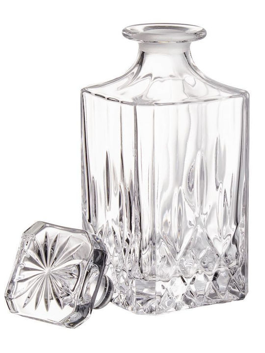 Butlers Crystal Club Kristall Karaffe zum Servieren Whiskey 18.8cm mit Verschluss Transparent 750ml 1Stück