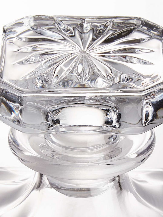 Butlers Crystal Club Kristall Karaffe zum Servieren Whiskey 18.8cm mit Verschluss Transparent 750ml 1Stück