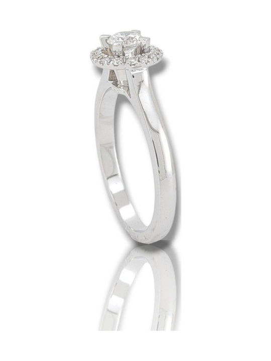 Mentzos Single Stone with Diamond