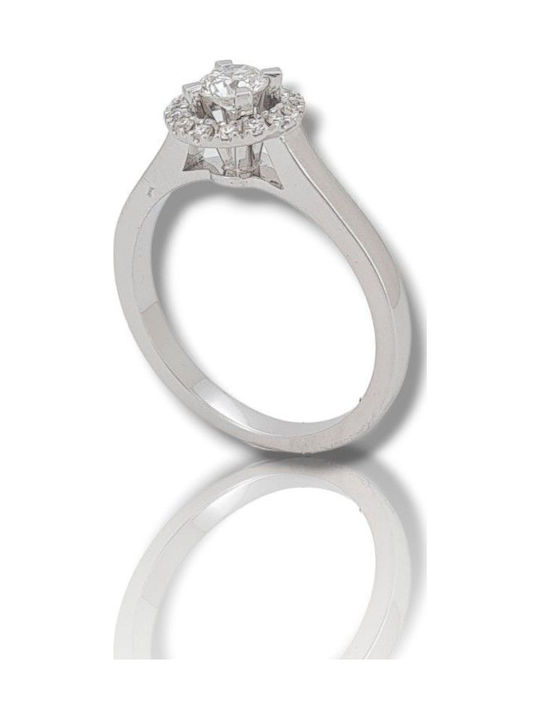 Mentzos Single Stone with Diamond