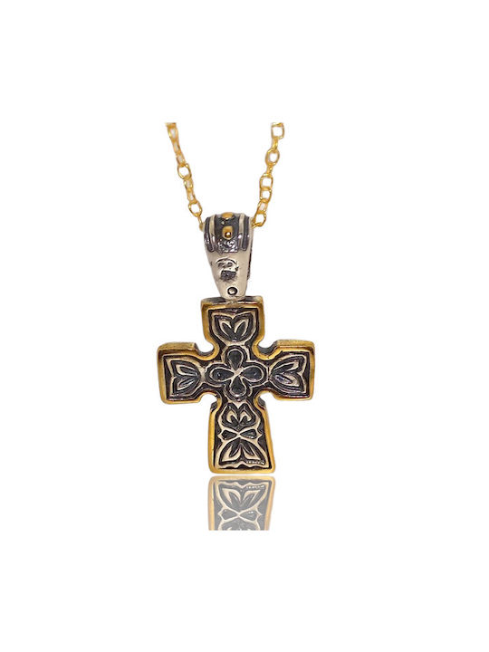 Byzantium Spirits Byzantinisch Kreuz mit dem Gekreuzigten aus Silber mit Kette