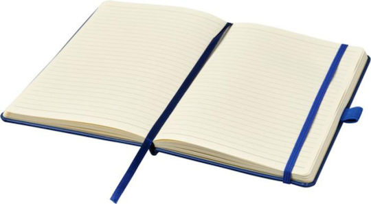 VNC Carnet A5 cu Elastic și Suport pentru Stilou Albastru