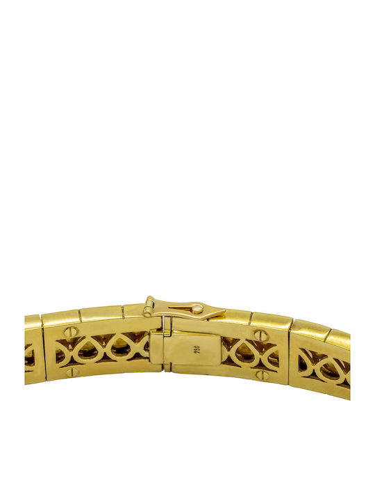 Savvas Design Set with Necklace , Earrings & Ring from Gold 18K