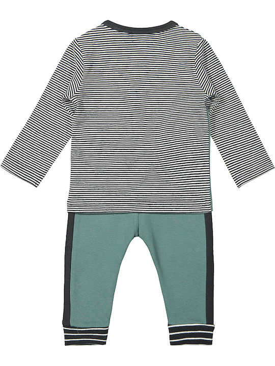 Dirkje Kids Set with Pants Winter 2pcs grey-green