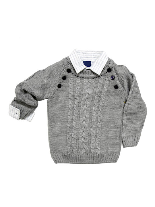 Poulain Kinder Set mit Hose Winter 2Stück Grey/Blue