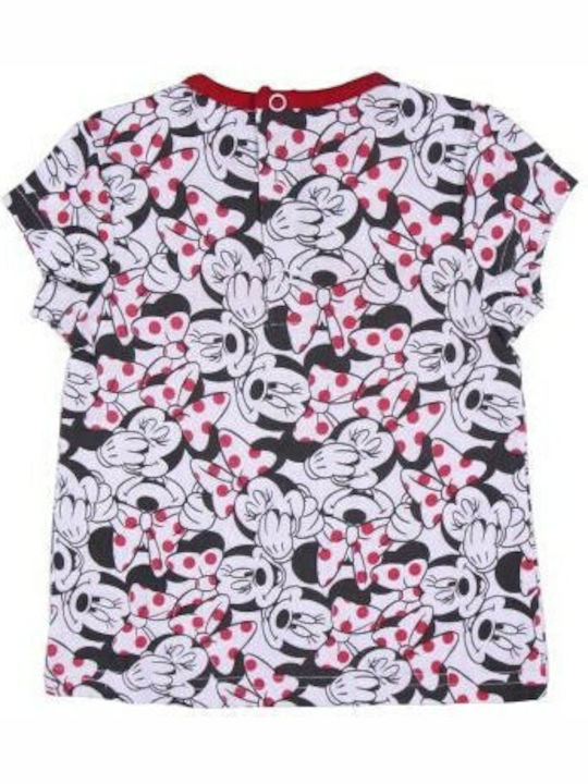 Kinderbekleidungsset mit Sommer-Shorts 2 Stück Rot Minnie