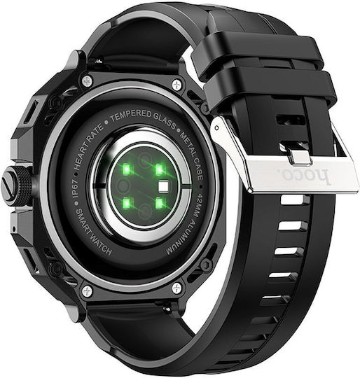 Hoco Y14 42mm Smartwatch (Negru)