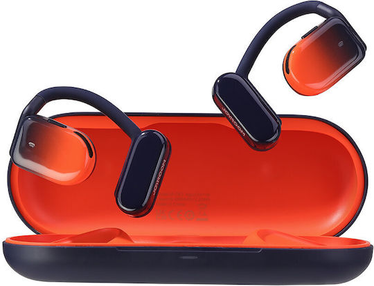 Joyroom Openfree JR-OE2 Open Ear Bluetooth Handsfree Ακουστικά με Θήκη Φόρτισης Πορτοκαλί