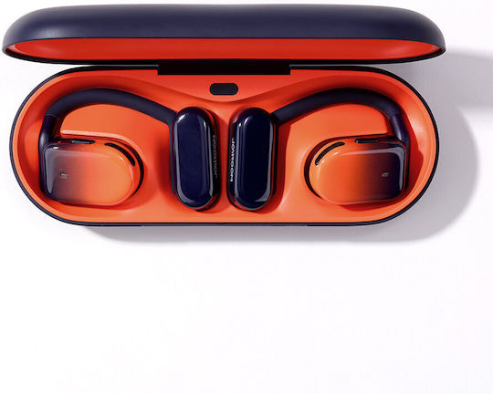 Joyroom Openfree JR-OE2 Open Ear Bluetooth Handsfree Ακουστικά με Θήκη Φόρτισης Πορτοκαλί
