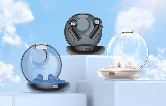 Foneng BL132 Open Ear Bluetooth Handsfree Căști cu Carcasă de Încărcare Negru