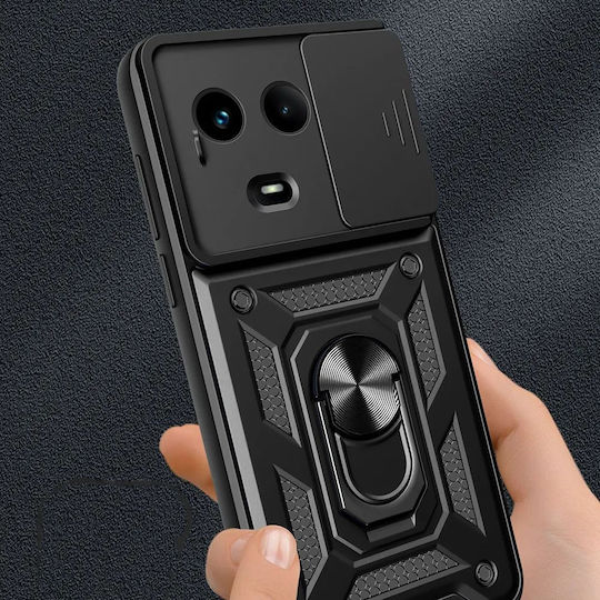 Tech-Protect CAMSHIELD PRO Back Cover Silicon / Plastic Magnetic Negru (Realme 11)