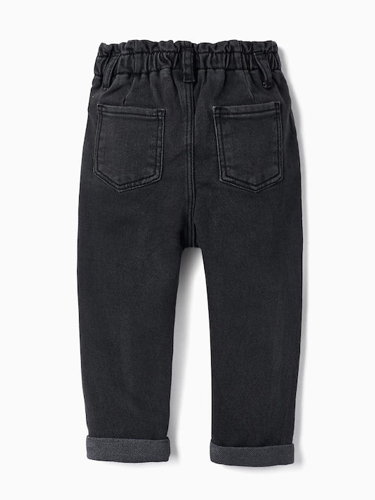 Zippy Kinder Schlaghose Jeans Schwarz