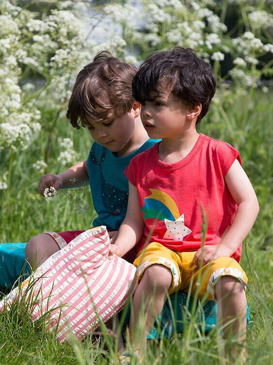 Little Green Radicals Kids Blouse Short Sleeve Red