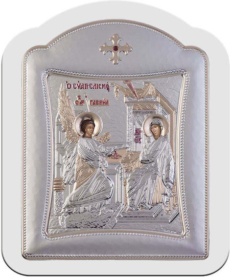 Slevori Image Annunciation of the Virgin Mary Silver 10.3x12.9cm