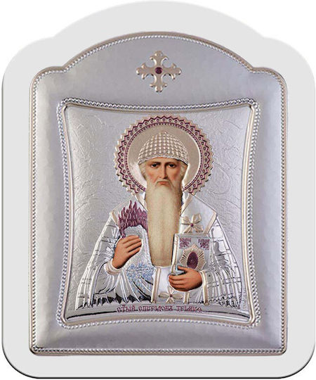 Slevori Εικόνα Свети Спиридон Silver 20.6x26.4см.