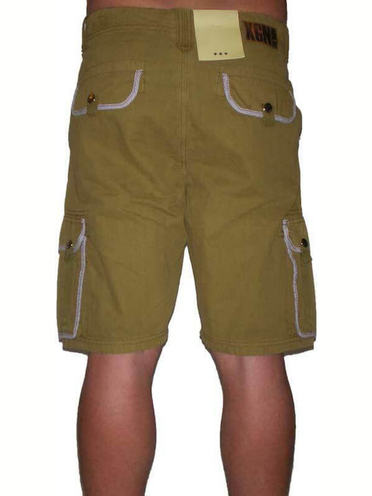 KGN Denim Men's Shorts Cargo olive brown