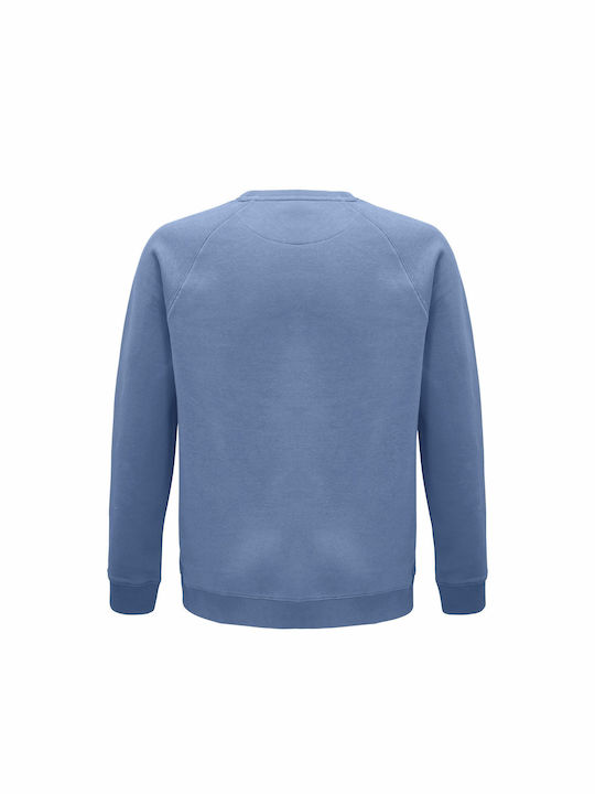 Unisex Sweatshirt, Organic "Pitogiro", Blue