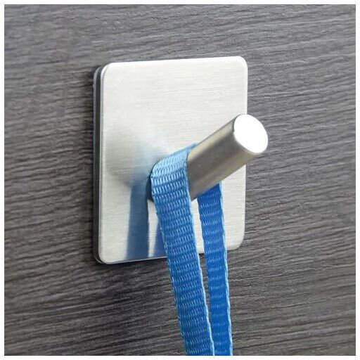 Cârlig de Baie Simplu ​3x2.5cm Inox Argintiu