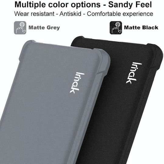 Imak Straight Edge Back Cover Σιλικόνης Μαύρο (Motorola Edge 40)