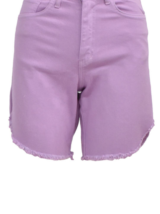 Zoya Women's Jean Shorts Purple