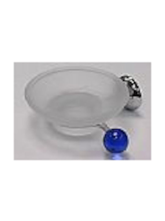 Capannoli Glass Soap Dish Blue