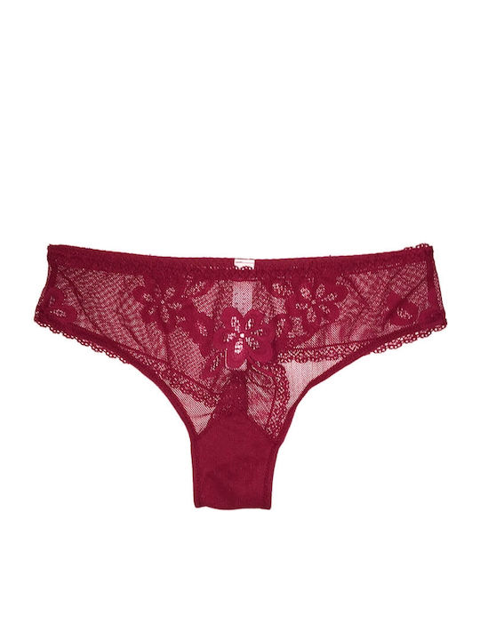 Leilieve Women's Brazil burgundy-ruby