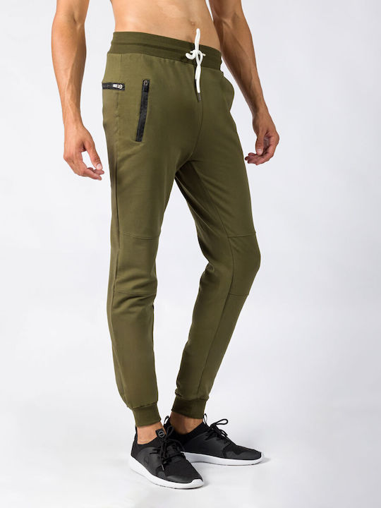 GSA Men's Sweatpants with Rubber Green.