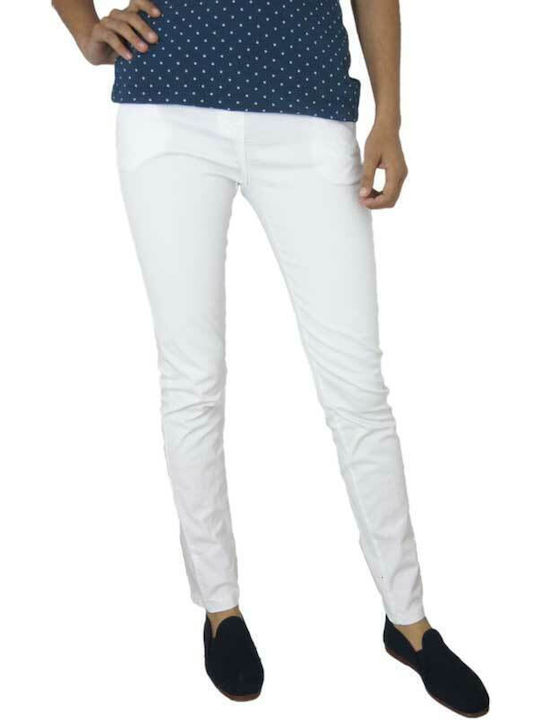 Perfect Women's Chino Trousers in Slim Fit White