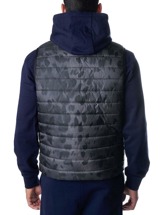 Hugo Boss Ärmellos Herren Winter Jacke Puffer Gray