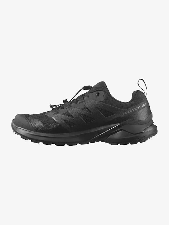 Salomon Sport Shoes Trail Running Black Waterproof with Gore-Tex Membrane