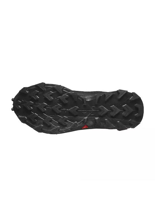 Salomon Alphacross Sport Shoes Trail Running Waterproof with Gore-Tex Membrane Black - Black - Ebony