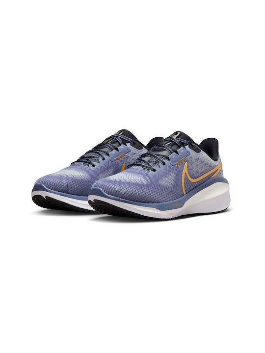 Vomero 17 Women's Running Sport Shoes Diffused Blue Ashen Slate White Metallic Gold