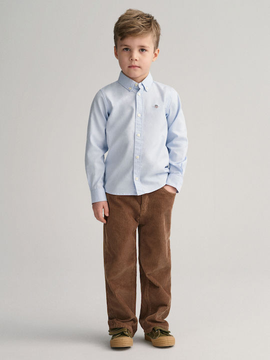Kids One Color Shirt Long Sleeve Capri Blue