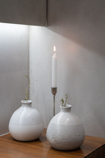 Due esse Aromatisch Kerzen Kegel Weiß