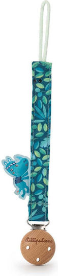 Lilliputiens Pacifiers Accessories Ribbon with Fabric Blue