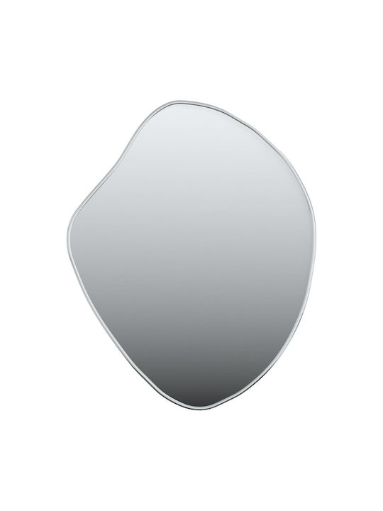 vidaXL Wall Mirror Silver with Plastic Frame