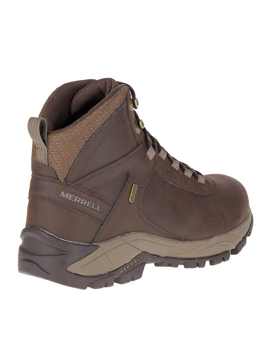 Merrell Ανδρικά Ορειβατικά Μποτάκια Αδιάβροχα Καφέ