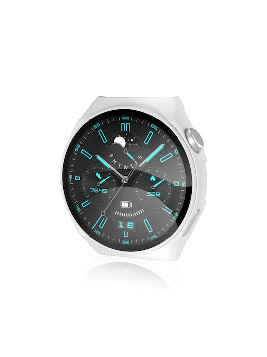 Carcasă de Plastic în culoarea Alb pentru Huawei Watch GT 3 Pro 46mm - Ceas Huawei GT 3 Pro 46mm