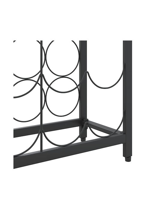 vidaXL Freistehend Weinkeller für 45 Flaschen Schwarz 54x18x100εκ.