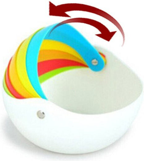 Formă Salatieră Plastic Multicoloră 15x15cm 1buc