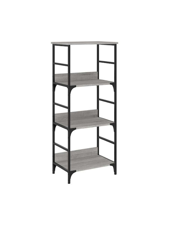 Bookcase Grey Sonoma 50x33x117.5cm