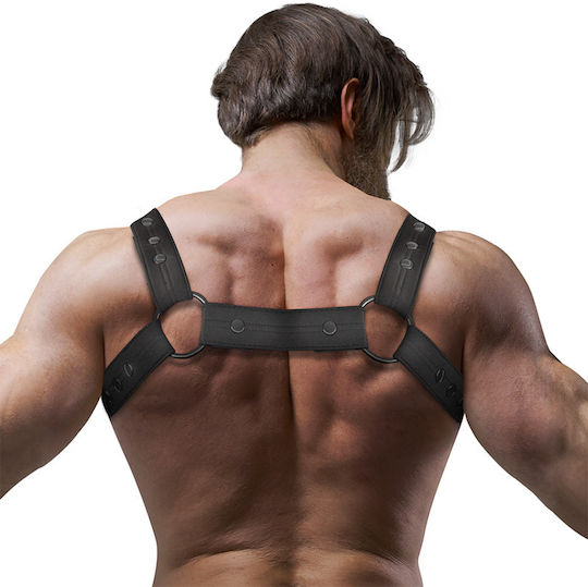 Fetish Submissive Ανδρικό Harness Μαύρο