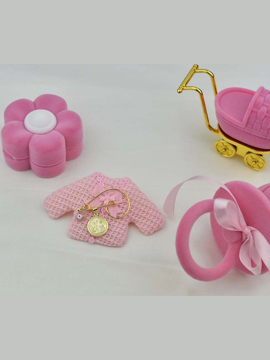 Goldjewels Anhänger Kinder Amulett Beidseitig mit Kette aus Silber AL211