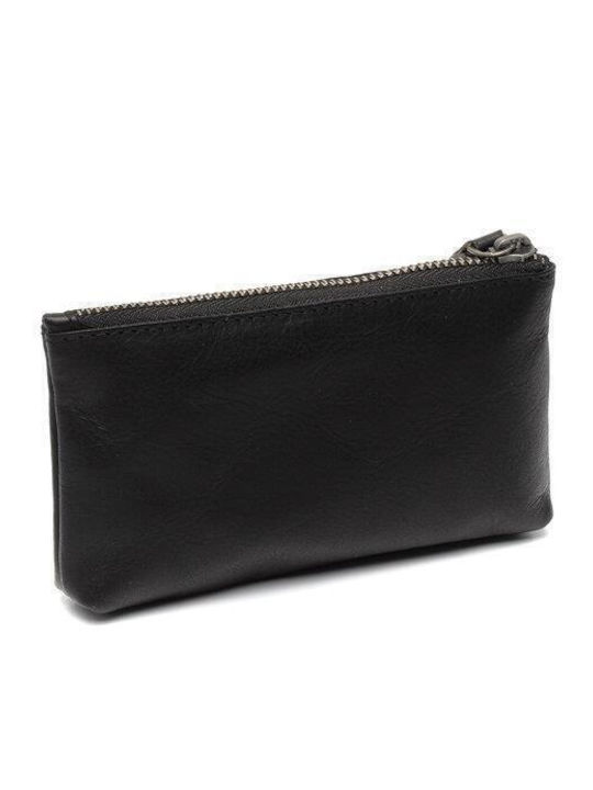 The Chesterfield Brand Titularul cheii Portofel Din Piele Negru